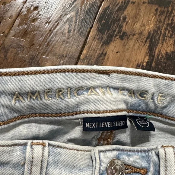 American Eagle Outfitters Pale Blue Skinny Jeans - Picture 5 of 7